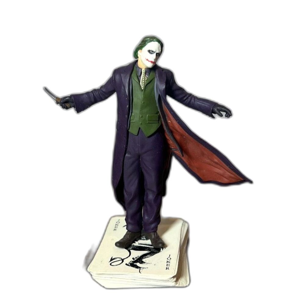 DC Comics Joker Figure Heath Ledger Batman Dark Knight Figure Playing Deck Card - Picture 5 of 6